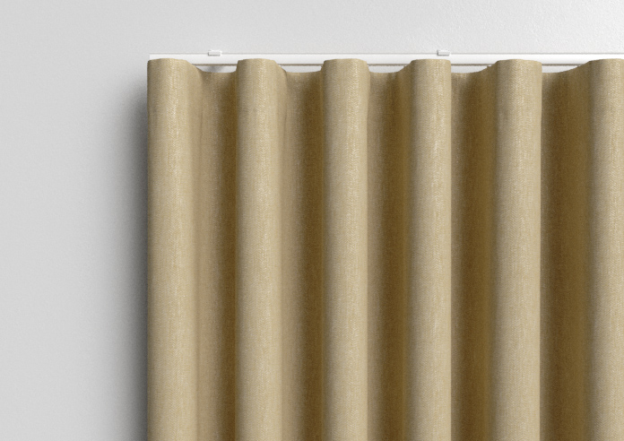 Delicate Chevron, Sunbeam - Made to Measure Curtains - Image 13